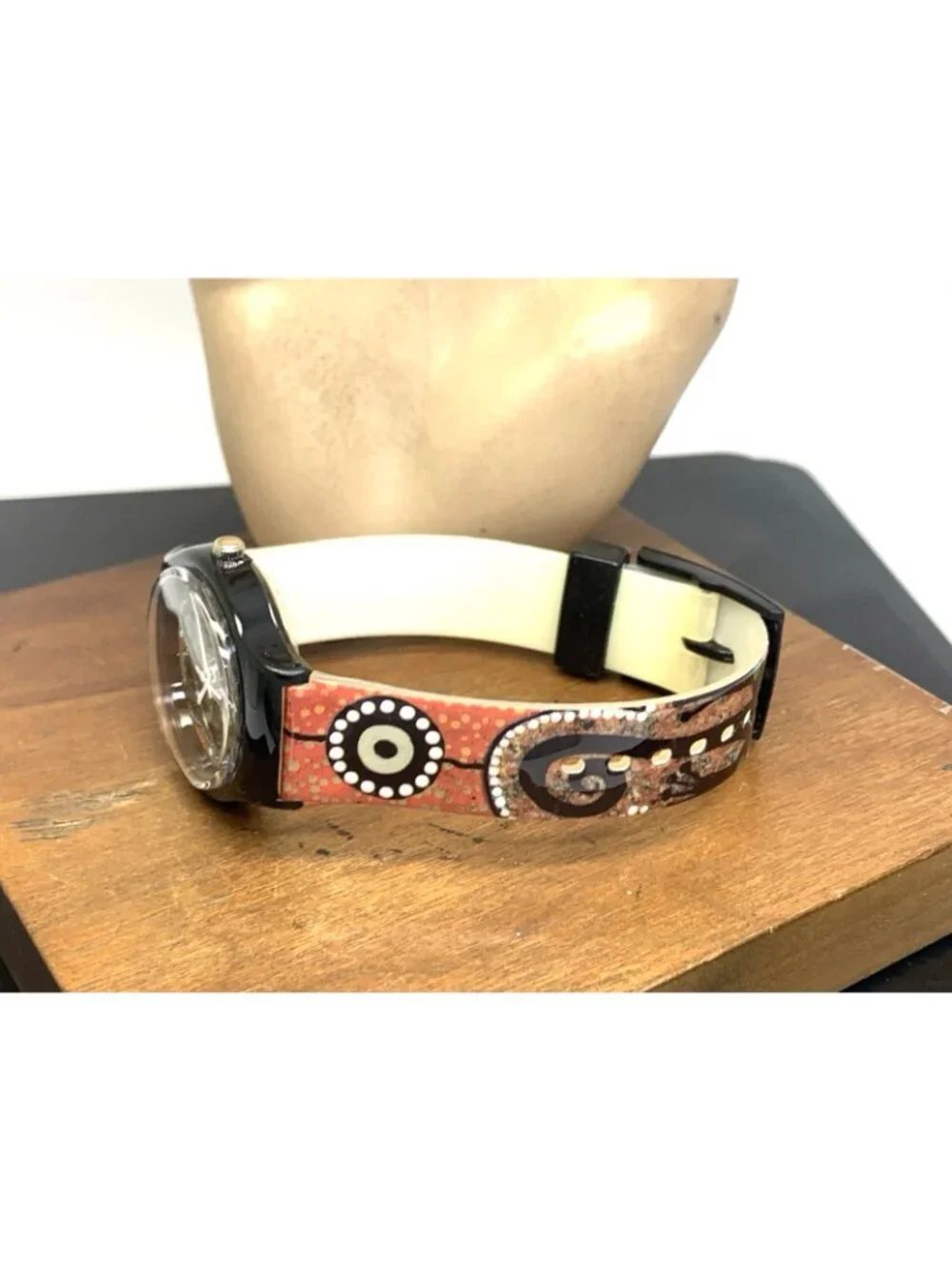 Australian Outback Unisex Watch Artist Series Quartz Vintage Rubber Strap 34mm